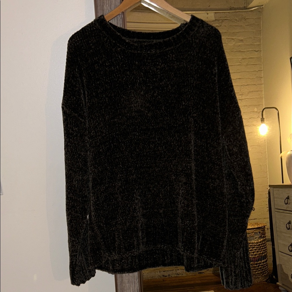 Seven7 Oversize Dark Chenille Knitwear